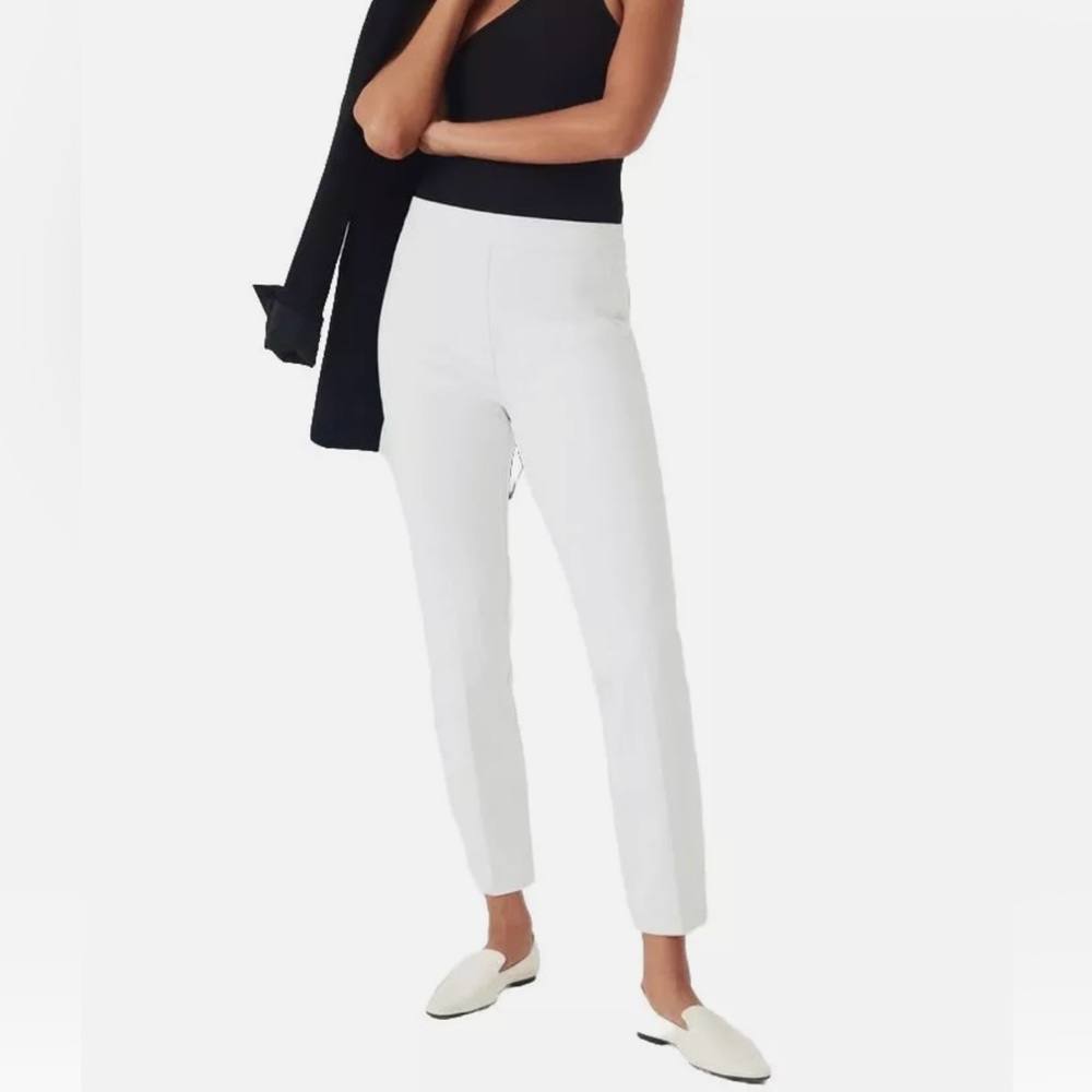 Spanx Slimming Straight Leg Pants White